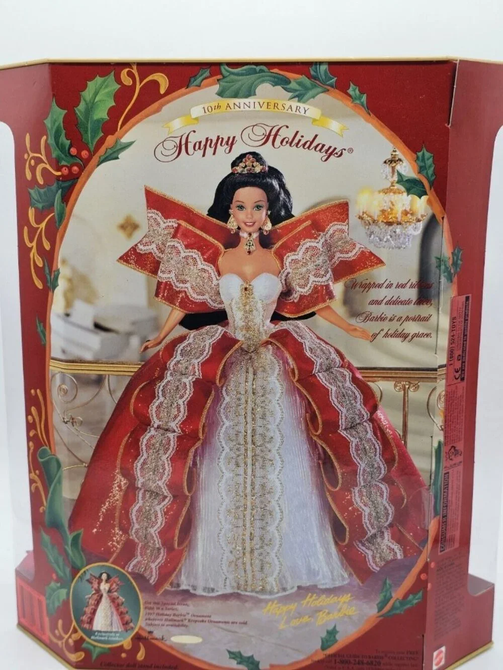 Barbie Holiday 1997 Christmas Happy Holidays Barbie Doll Mattel Special Edition